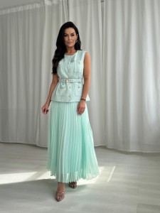 Komplet COCO VEST zestaw rozmiarów 36-42 turkus