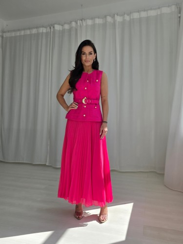 Komplet COCO VEST zestaw rozmiarów 36-42 fuksja