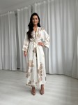 Sukienka HULU zestaw rozmiarów 44-48 beż