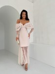 Sukienka MIRIAM zestaw rozmiarów 36-42 beż