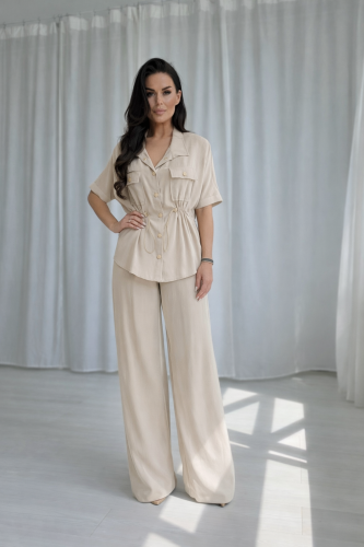 Komplet CAROLYNN zestaw rozmiarów 36-42 beż