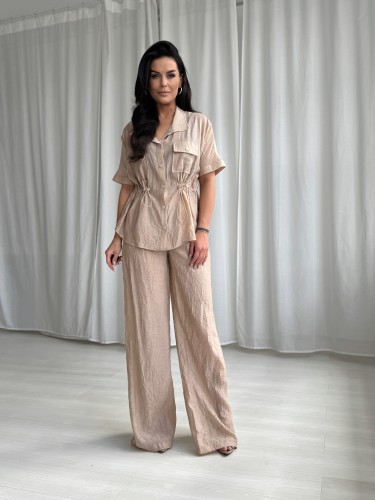 Komplet CAROLYNN GNIECIUCH  zestaw rozmiarów 36-42 beż