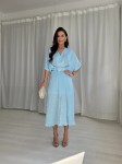 Sukienka SANTINA zestaw rozmiarów 36-42 błękit
