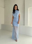 Sukienka SENSUELLE zestaw rozmiarów 36-42 błękit