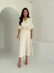 Sukienka KIMONO zestaw rozmiarów 36-42 beż