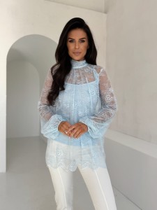 Bluzka LOLA rozmiar uniwersalny błękit