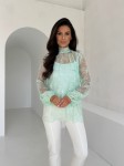 Bluzka LOLA rozmiar uniwersalny turkus