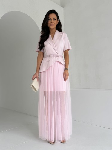 Sukienka VELONIA zestaw rozmiarów 44-48 róż