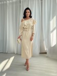 Sukienka ANETTE zestaw rozmiarów 36-42 beż