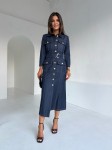 Sukienka FELA WINTER zestaw rozmiarów 42-48 denim 