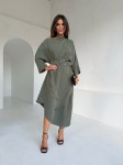 Sukienka ASYMETRIA zestaw rozmiarów 38-44 khaki