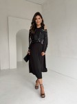 Sukienka CHERRY zestaw rozmiarów 42-48 czarny